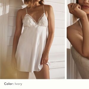 Flora Nikrooz Ivory Lace Chemise
